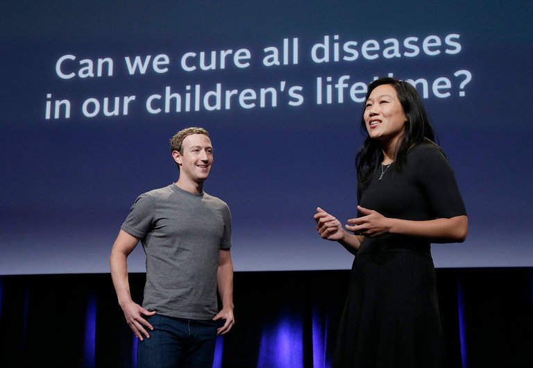 Facebook CEO Mark Zuckerberg and wife Priscilla