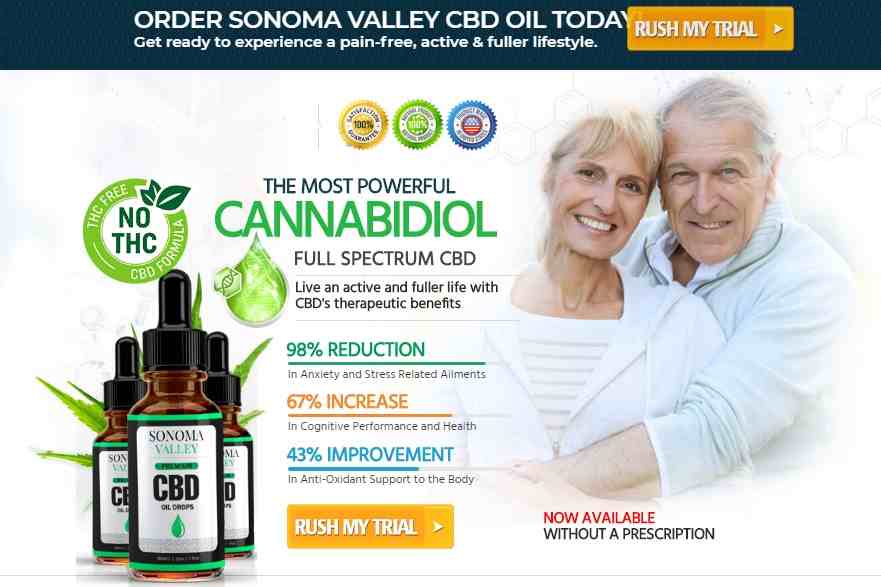 Sonoma Valley CBD Review : CBD Oil for Pain, Anxiety & Depression